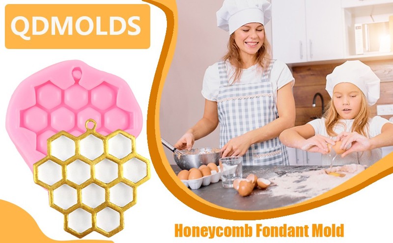 Honeycomb Fondant Molds Beehive Silicone Mold For Chocolate Cake Decoration gallery