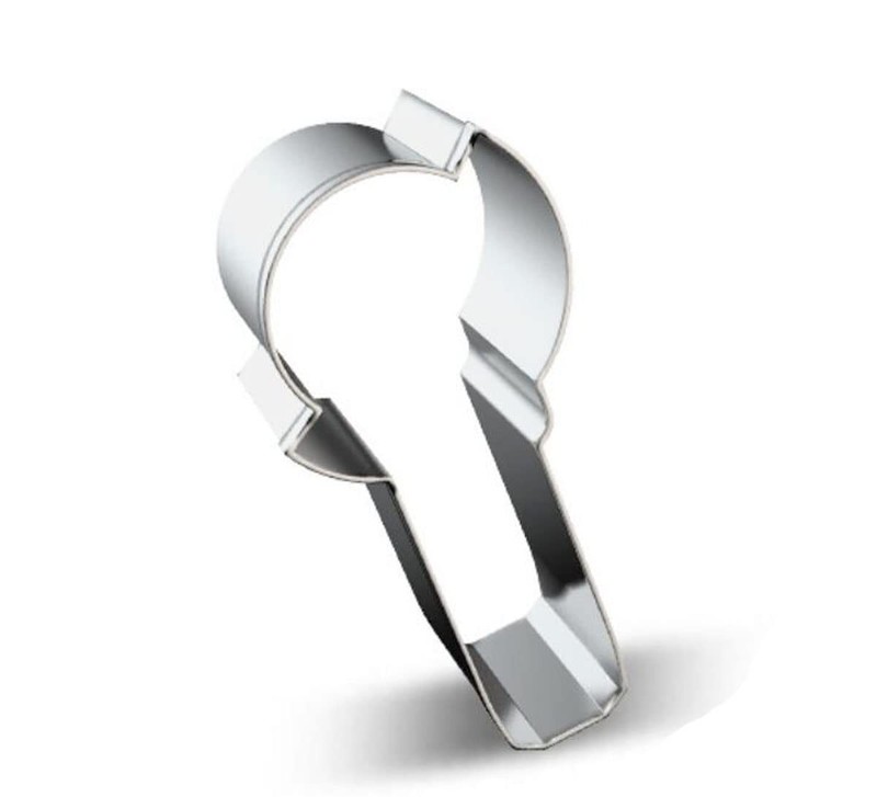 WJSYSHOP Angle Grinder Shape Cookie Cutter Stainless Steel Silver