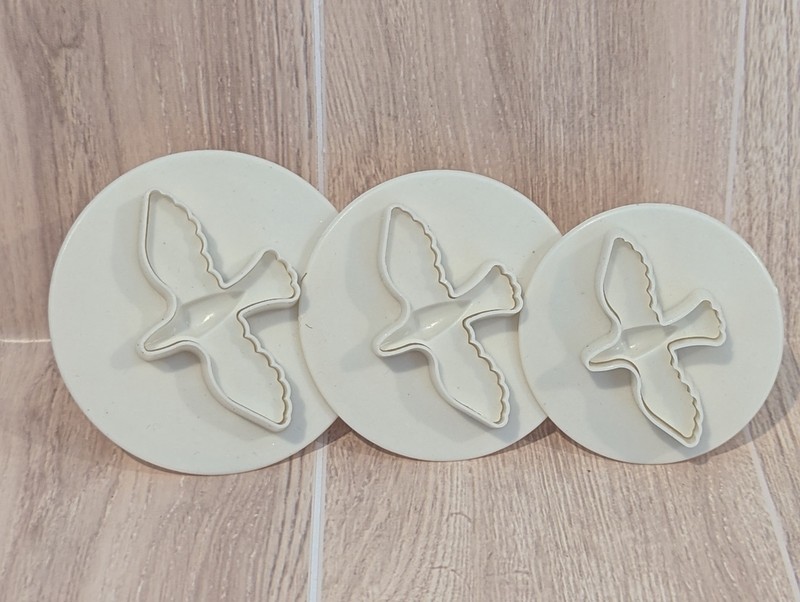 3 Pcs Bird Plunger Cake Decorating Tool Fondant New