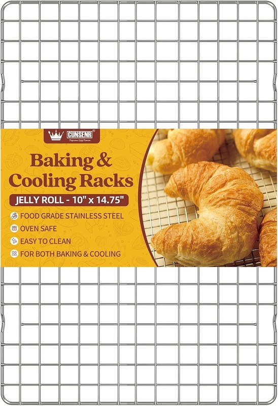 Cooling Ra for Baking and Cooking – 10″ x 14.75″ Stainl Steel