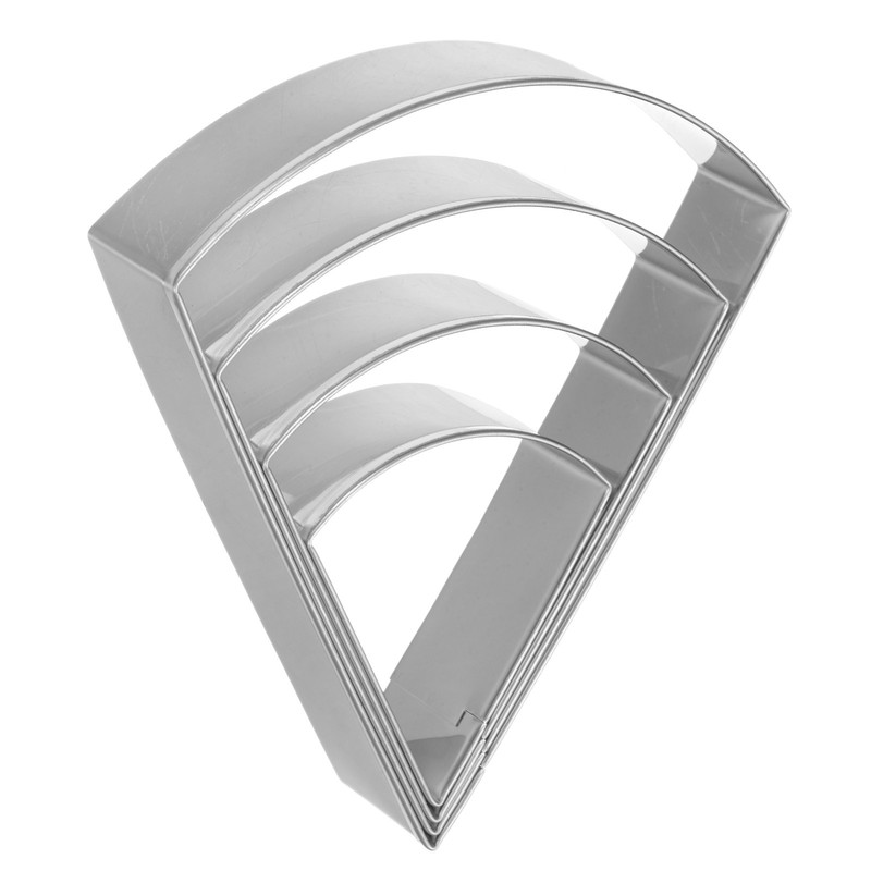 Pizza Slice Cookie Cutter Set Assorted Sizes Stainless Steel Candy Corn Cutters