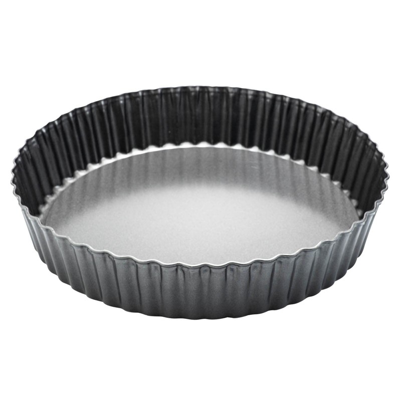 Dootafy Deep Dish Quiche Pan, 11” x 2” Tall Pie Pan 11 inch – 1 pack, Gray