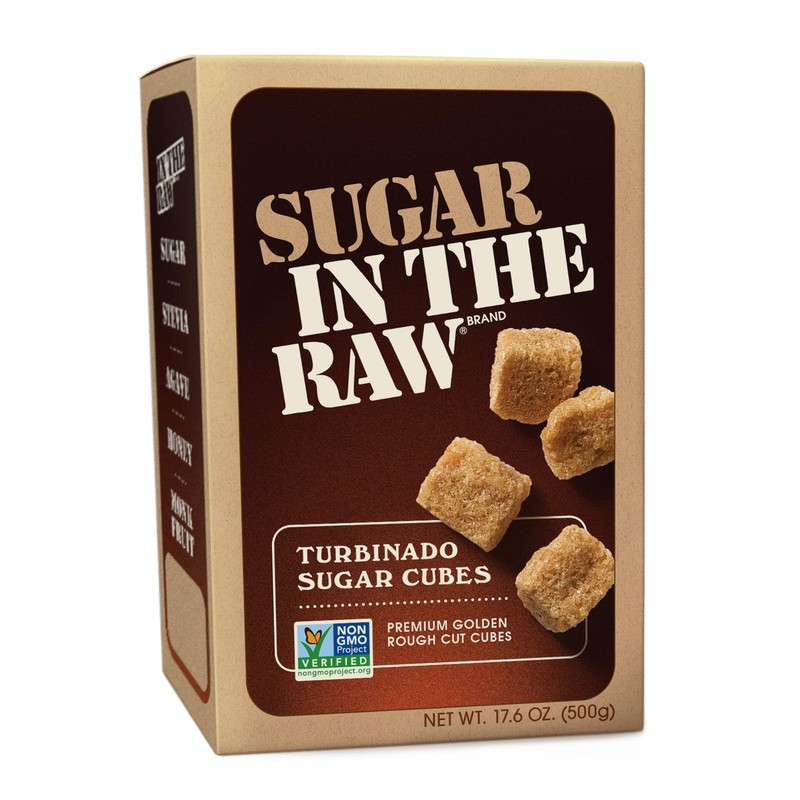 Sugar In The Raw Turbinado Cane Cubes, 17.6 oz. Ounce (Pack of 1)