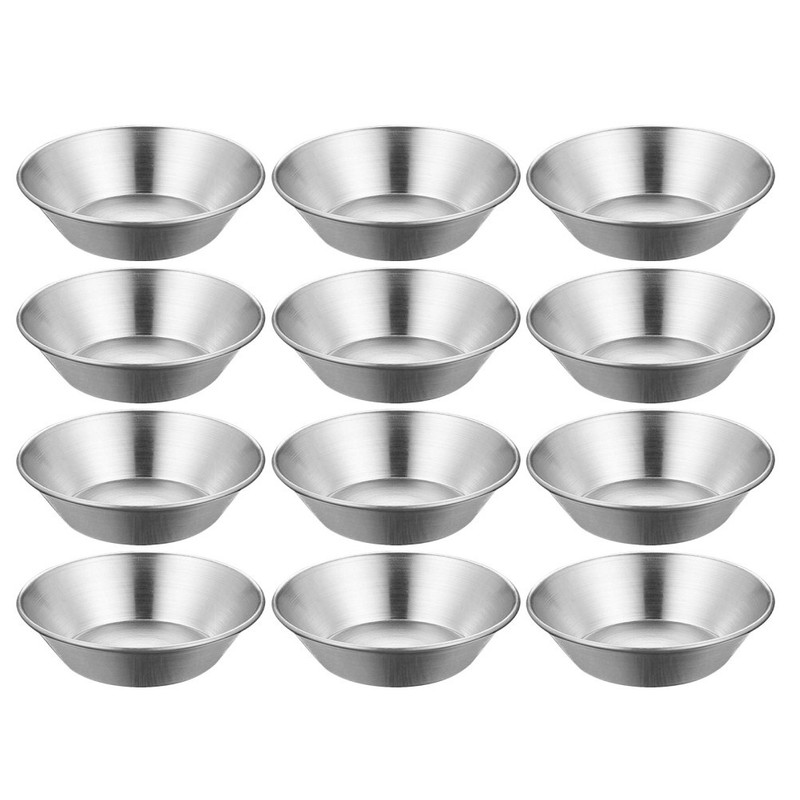 12 Pcs Egg Tart Mold Non Stick Oven Cake Mold Pastry Baking Set for Party