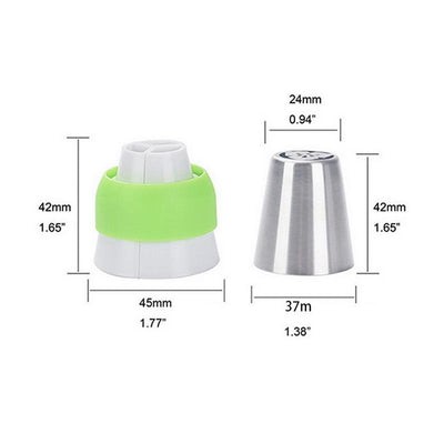 CAKE PIPING ICING CUPCAKE DECORATING COTTON BAG NOZZLE SET SUGARCRAFT CUP 27Pcs gallery