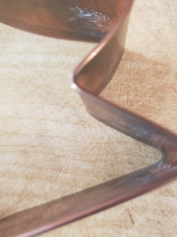 COPPERSMITH RAY BRAMAN HAND MADE RARE COPPER LARGE GRADUATION CAP COOKIE CUTTER gallery