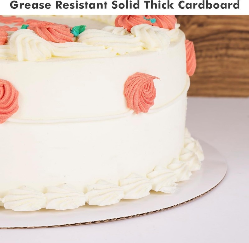 Durable 20 Pack Cake Boxes with Clear Window & Cake Boards - Perfect for Events gallery