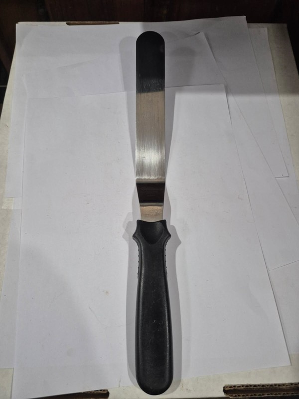 WILTON Stainless Steel Blade Icing Spatula Wood Handle 12″ Japan Vintage UT10