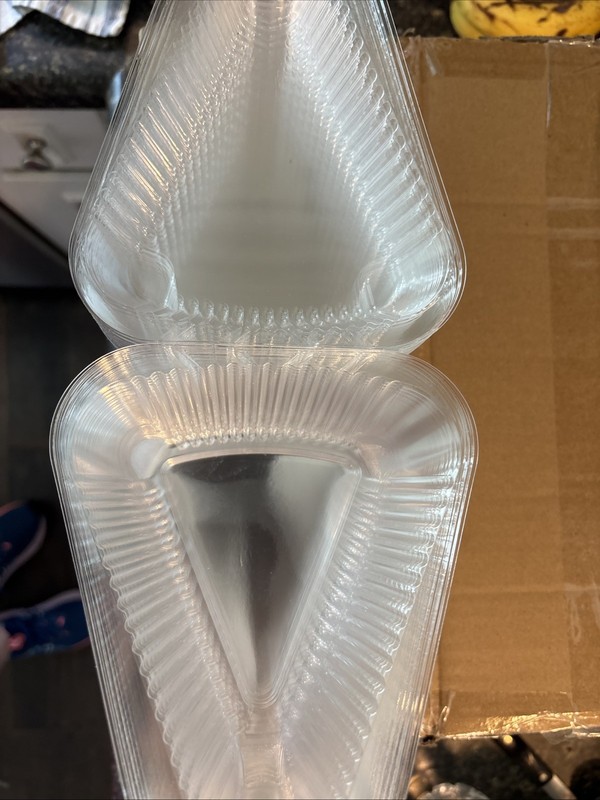 5 Inch clear plastic cake slice containers gallery