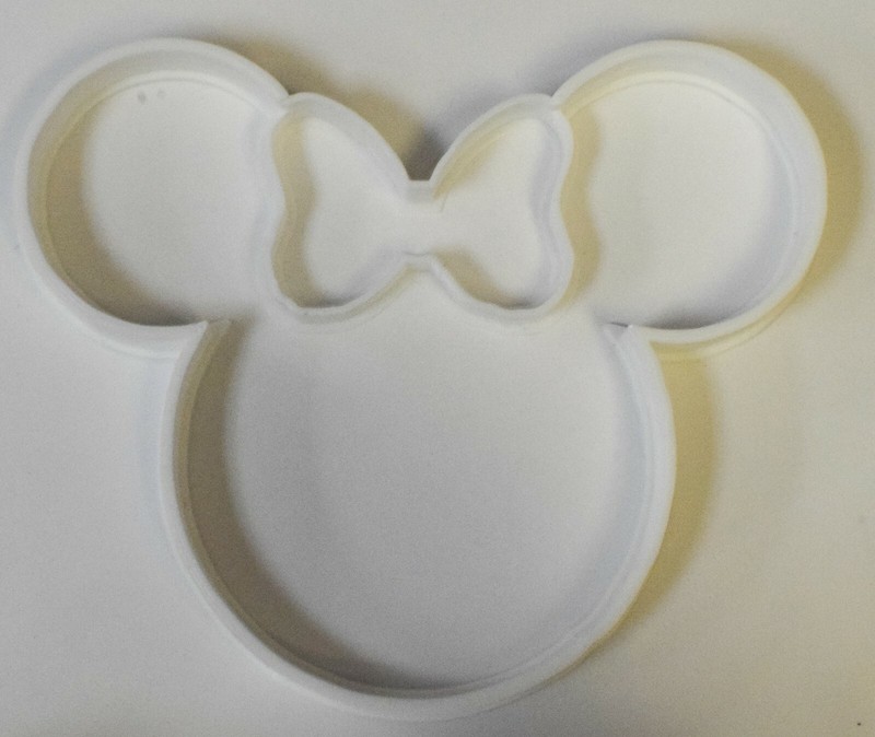 MINNIE MOUSE HEAD WITH BOW CHARACTER SPECIAL COOKIE CUTTER USA PR308