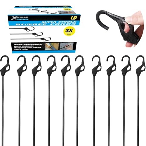 Heavy Duty Bungee Cords 10PK 32-Inch Bungee Cords with 10PK+32INCH+Black gallery