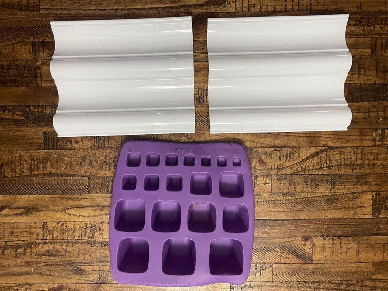 Wilton Fondant Gum Paste Drying Form Set Measuring Tool Purple White