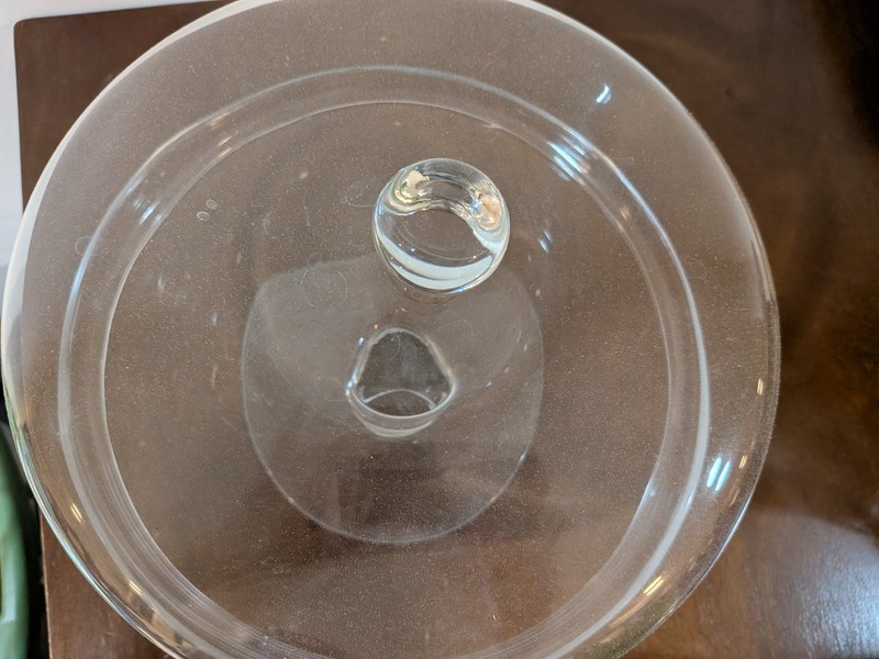 glass cake stand with dome cover gallery