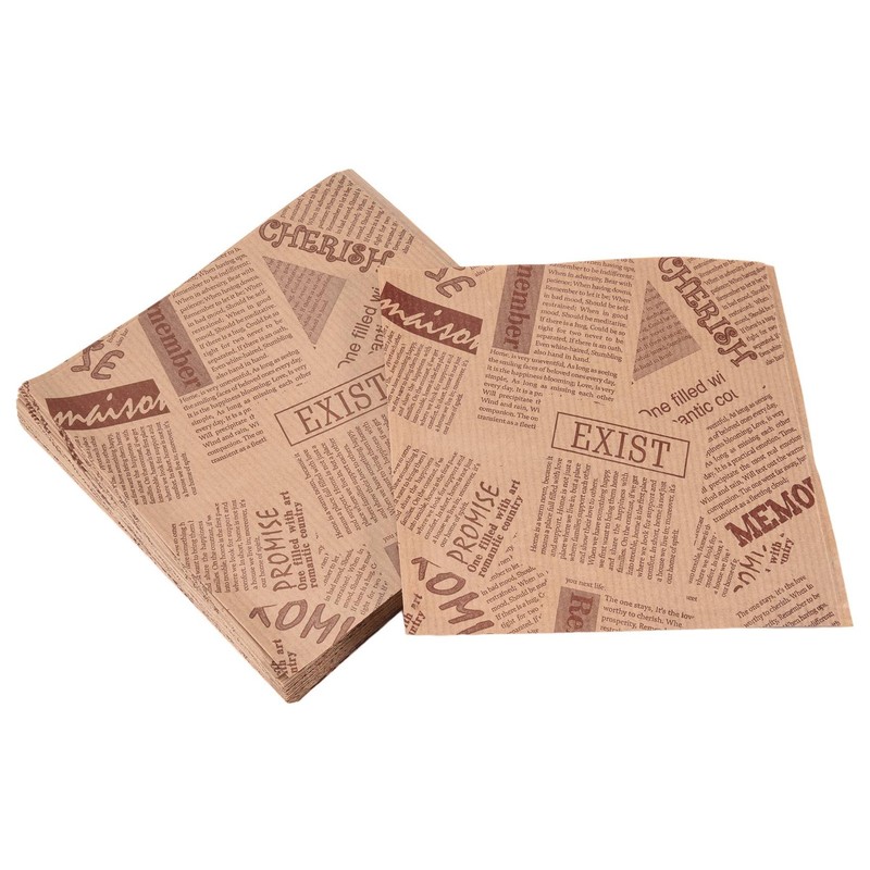 100pcs 12 X 12cm Sandwich Donut Bread Bag Paper Donuts Oilp1788