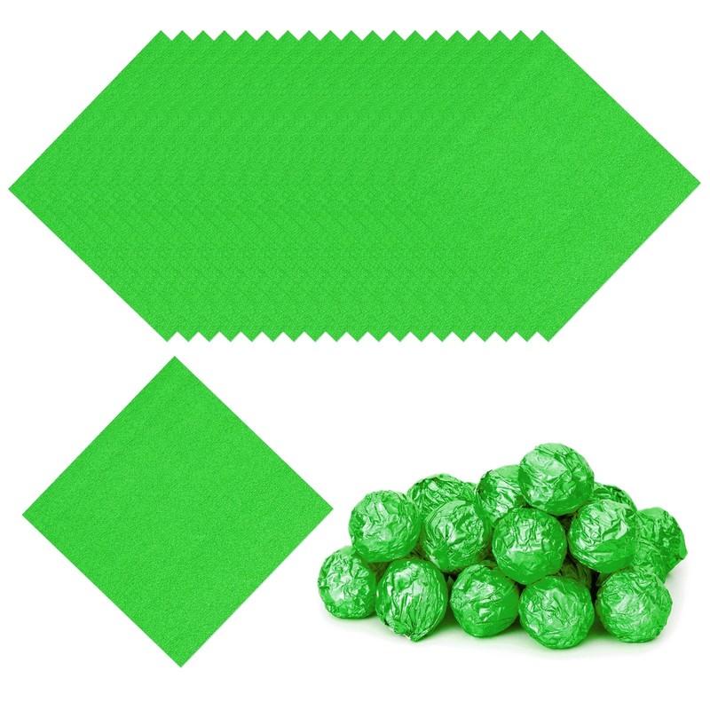 200pcs Chocolate Wrapping Paper 4×4 Inch for Foil Dark Green