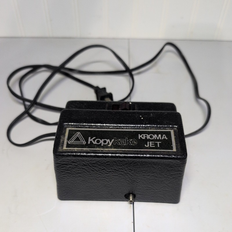Vintage Airbrush Kopykake Kroma Jet Model A-2000 Airbrush Set Tested Works