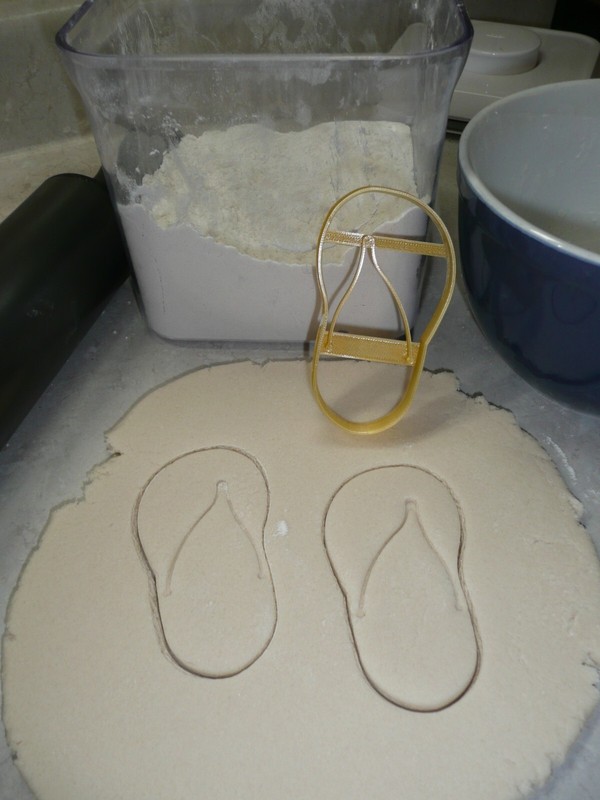 FLIPFLOP FLIP FLOP SANDAL SUMMER SHOE LEFT FOOT DETAILED COOKIE CUTTER PR4964 gallery