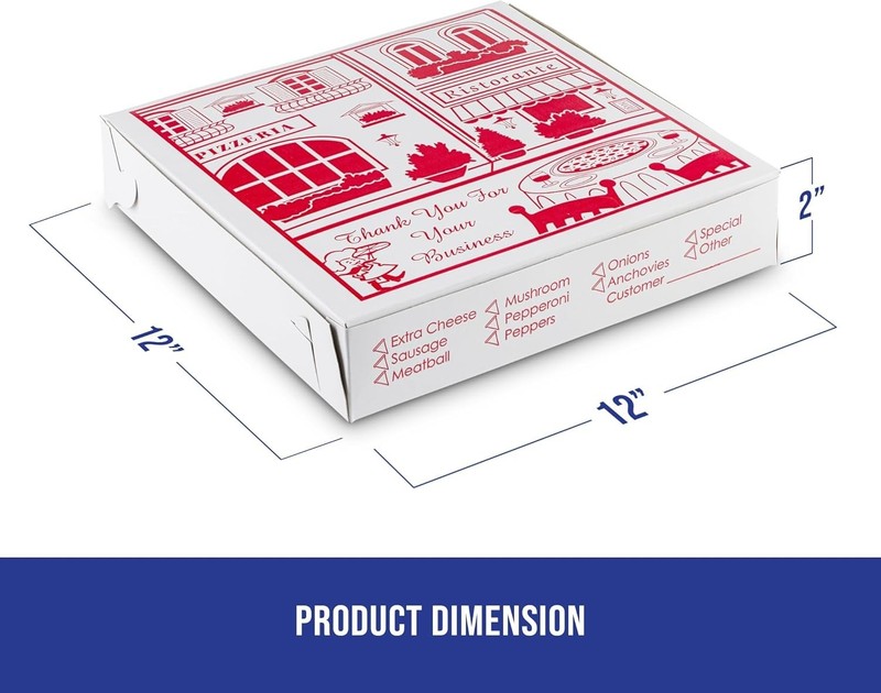 Perfect Size Pizza Storage Boxes 10-Pack gallery