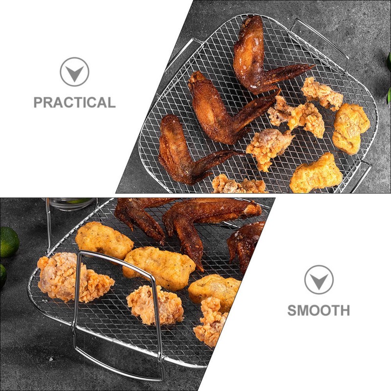 Air Fryers Practical Stackable Rack Handle Designed Air Fryer Stackable Rack gallery
