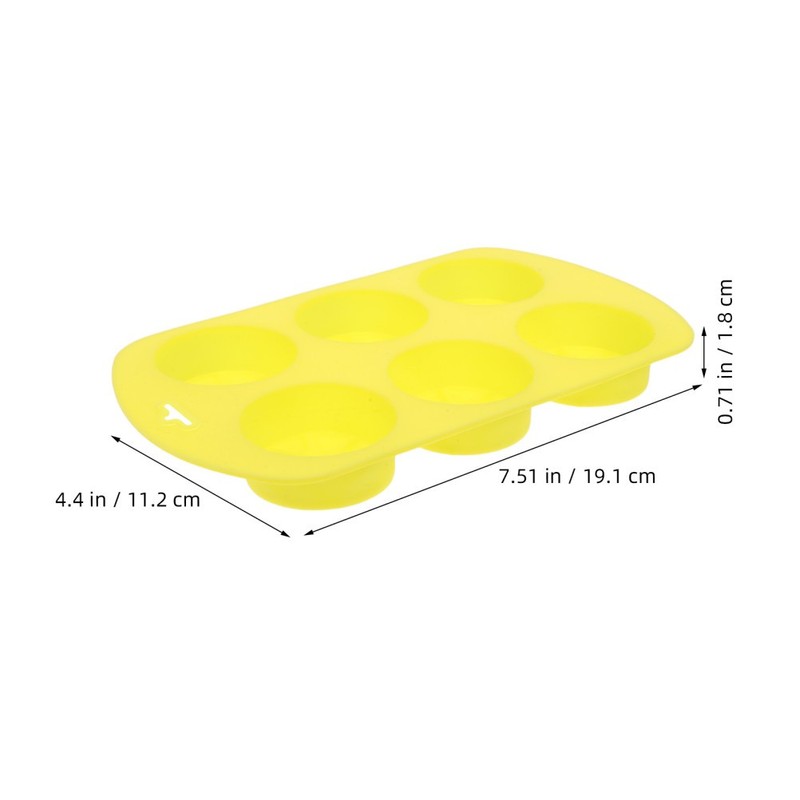 6 Pcs Chocolate Moulds Silicone Candle Decoration Mold Fondant gallery