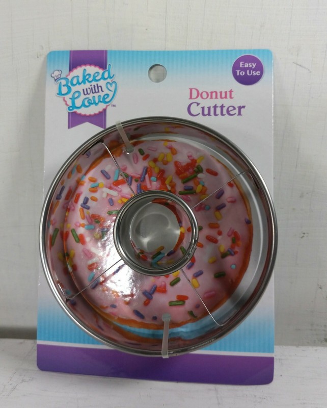 New Donut Cutter 3 1/2 in Baked with Love Cooking Easy Cut gallery