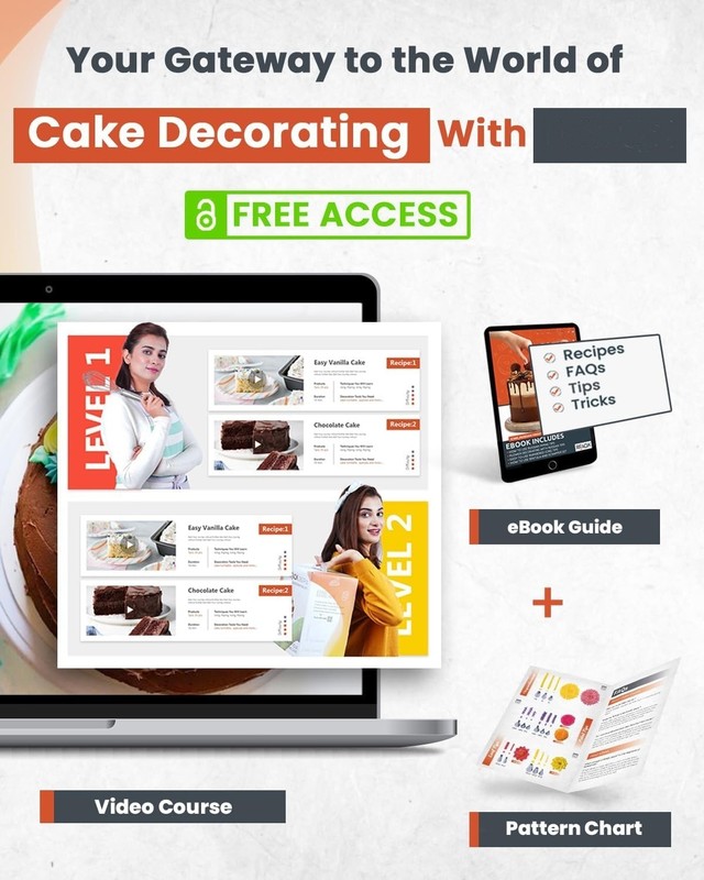 Kit de 50 piezas para decoración de pasteles con 12" gallery