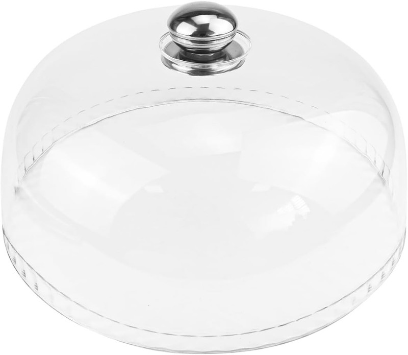 10 Inch Clear Cake Dome Plastic Cover Acrylic Food Display Stand Cover