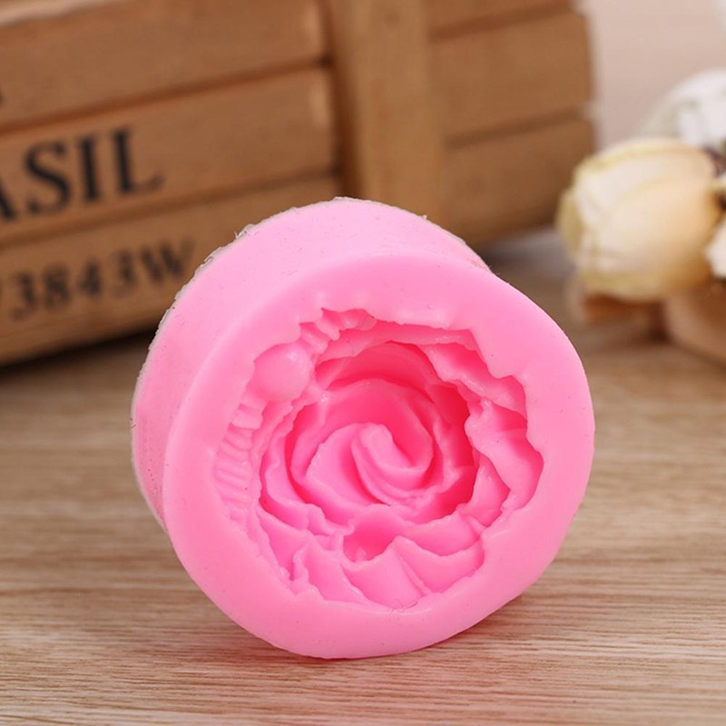 3D Rose and Peony Silicone Cake Mold for Sugarcraft and Fondant DIY Hot Y9 N6N5