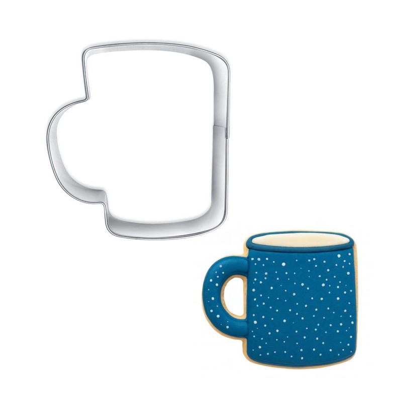 Cup Mug 3.25” Cookie Cutter Beer Hot Chocolate Coffee Latte or Purse Metal
