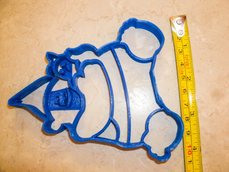 BIGGIE AND PET WORM MR DINKLES TROLLS KIDS MOVIE COOKIE CUTTER TOOL USA PR2002 gallery