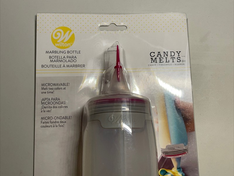NEW Wilton Marbling Bottle Candy Melts Microwavable Melt Two Colors at One Time gallery