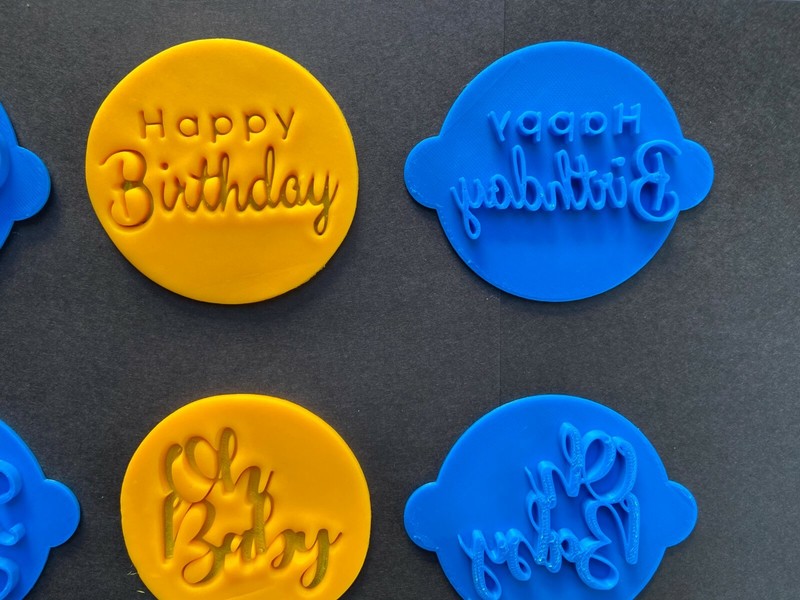 Cookie Stamp Package Congrats Happy Birthday Oh Baby Thank You Easy Lifting gallery