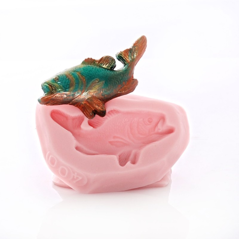 Fish Silicone Mold Food Safe Chocolate Fondant Jewelry Mold Clay Resin (400) gallery