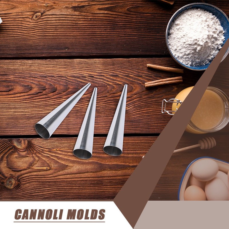 12 Pcs Baking Tools Pastry Cones Piping Stick Miss Horn Forms Tube Molds gallery