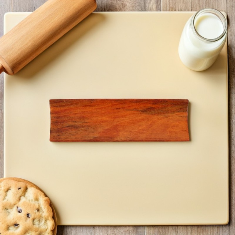 Rolling Pin Wooden Base Rack Counter Holder Kitchen Stand Display for gallery