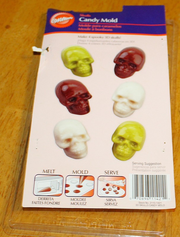 Wilton ~ WILTON SKULLS (2115-1421) and SPIDERS & WEBS (2115-1552) Candy Mold Set gallery