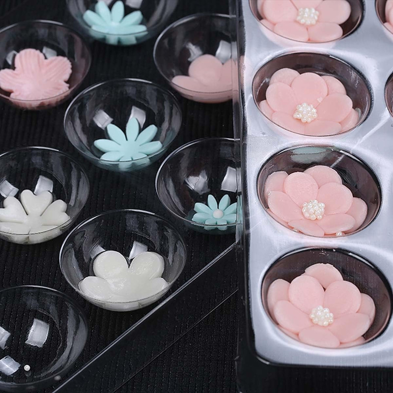 Sugar Flower Drying Cup Mold 4 Pieces 9.17X5.43 Inch Fondant Flower Holder for G gallery