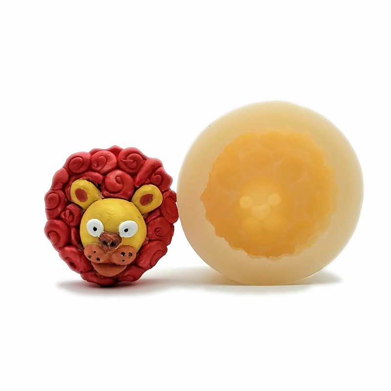 3D Baby Lion Food Grade Silicone Mold Gum Paste Fondant Cake Decorating Tool