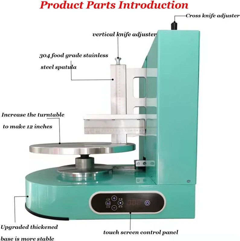 Birthday Cake Cream Smooth Coating Decor Machine Butter Bread Spreading Machine gallery