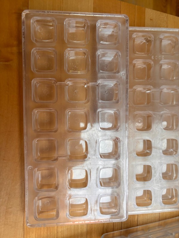 Chocolate Making Supplies: Polycarbonate Chocolate Molds + Scrapers -v$100 value gallery