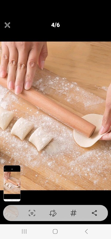 1pc High-quality Beech Wood Rolling Pin gallery