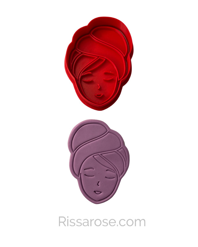 Mother's day cookie cutter and stamp set - spa facial bubble wine bathrobe slip gallery