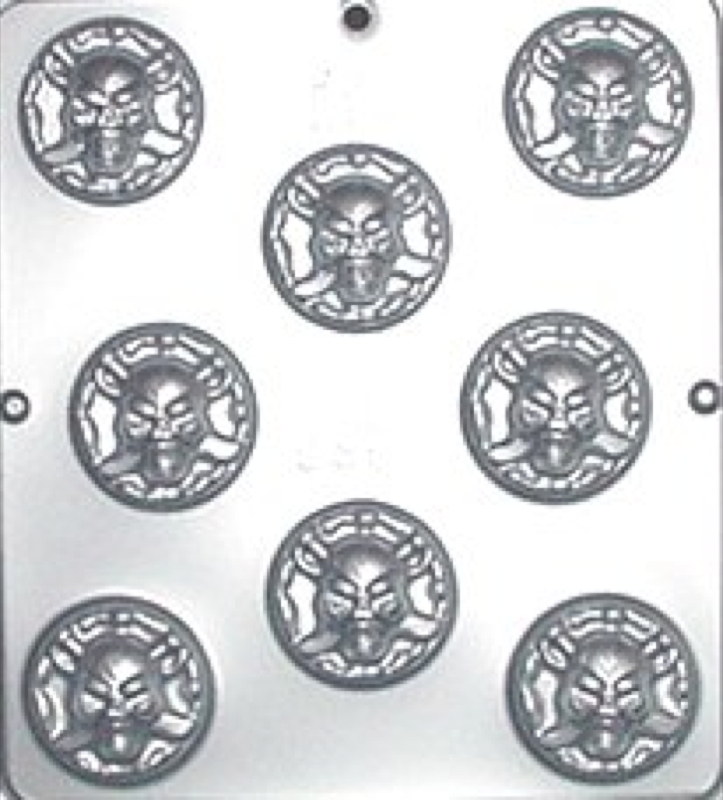 Pirate's Coin Chocolate Candy Mold Halloween 959 NEW gallery