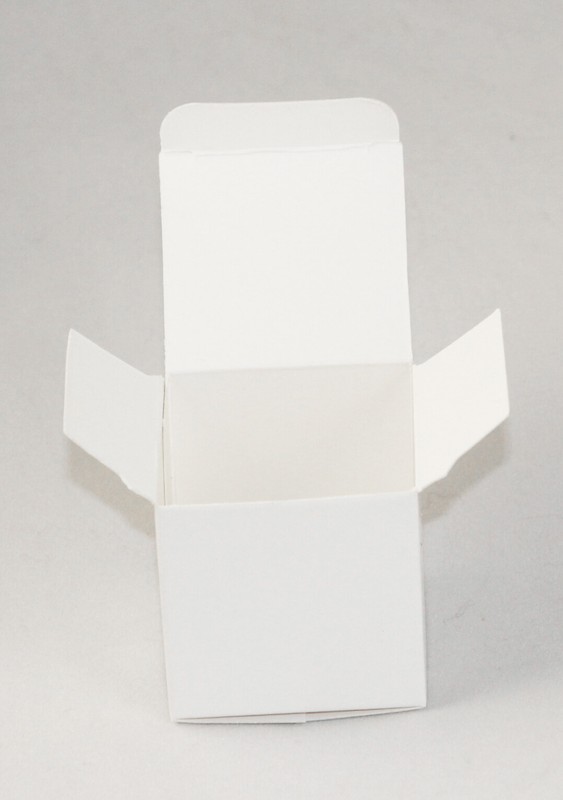 10 8cm white card box wedding christening gift candly lolly Bomboniere favor gallery