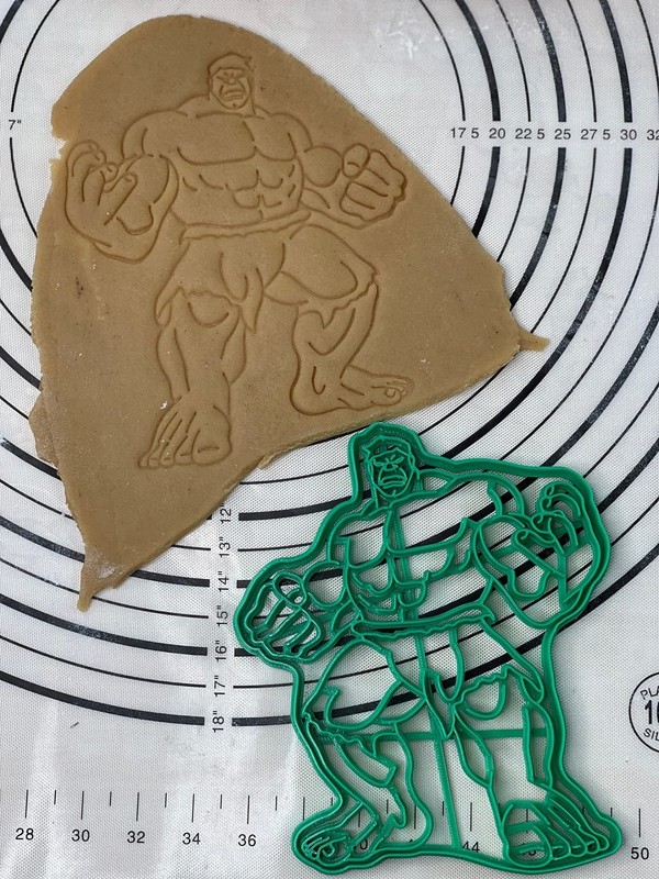 Hulk Cookie Cutter & Mold 6-Inch-Scale Produced by 3D Kitchen Art gallery