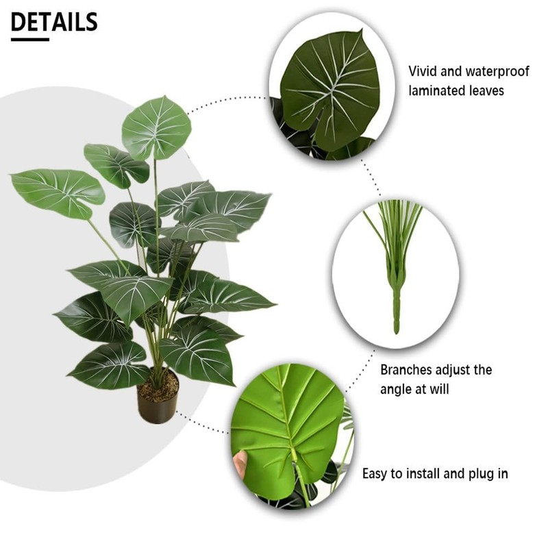 Kirifly Fake Plants 40 Artificial Anthurium Tree Plant Indoor 18 Trunks Faux gallery