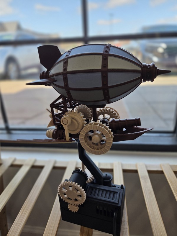 3D Printed Steampunk Ship Pre Assemble To Save Cost Shipping gallery