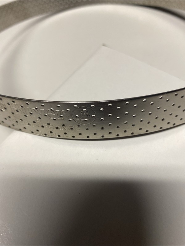 de Buyer Perforated Round Tart Ring 8” Diameter New F-1 gallery