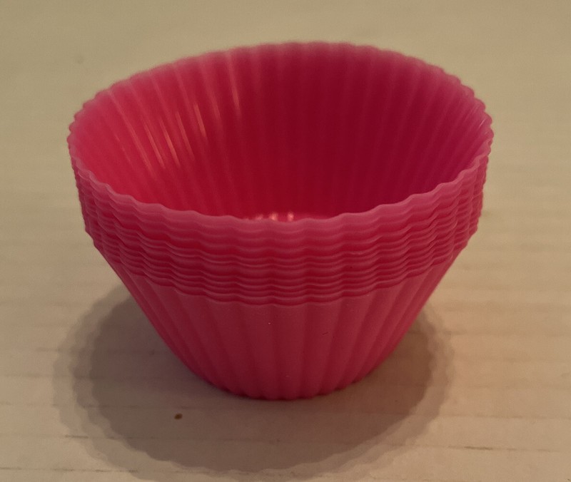 12PC Silicone Soft Cake Muffin Chocolate Cupcake Bakeware Baking Cup Mold Moulds gallery