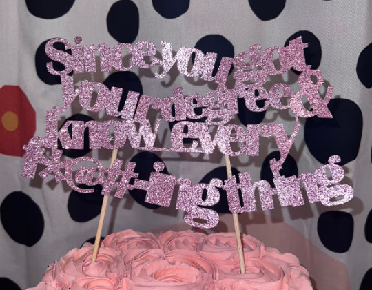 Since you got your degree and you know everything CAKE topper gallery